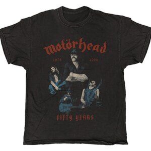 Motorhead 50 Years Collage Vintage Style Rock Graphic Unisex T-Shirt 81